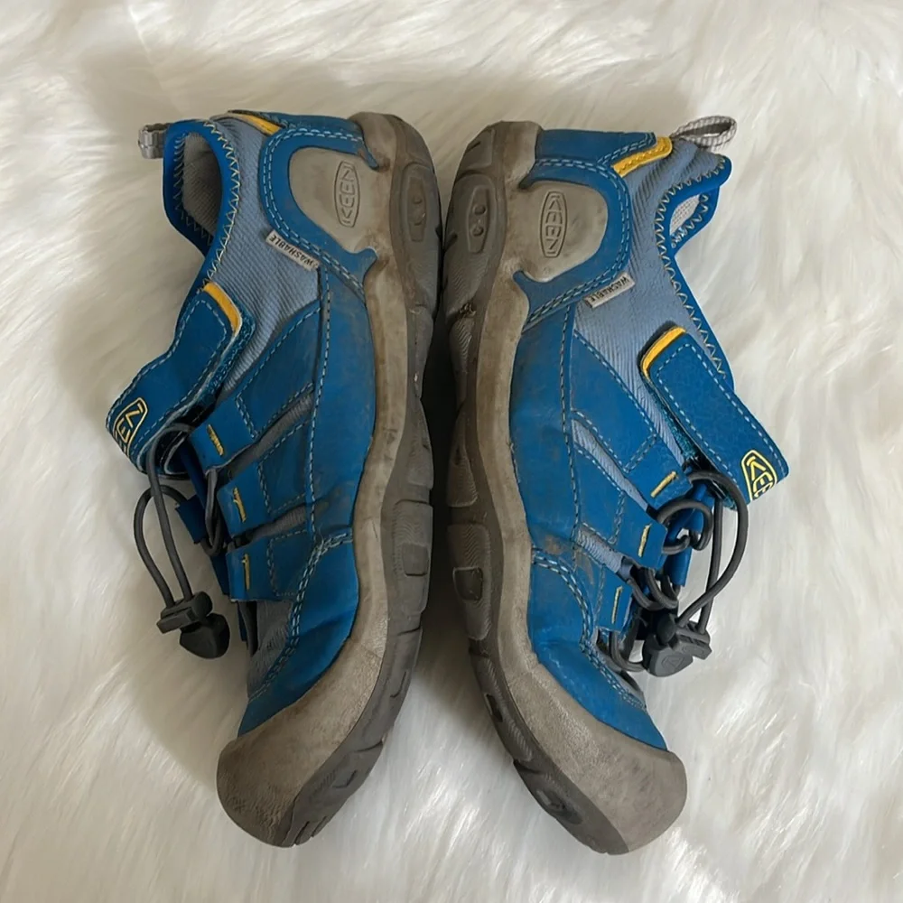 Keen Kids Blue Yellow Summer Water Sandals Shoes